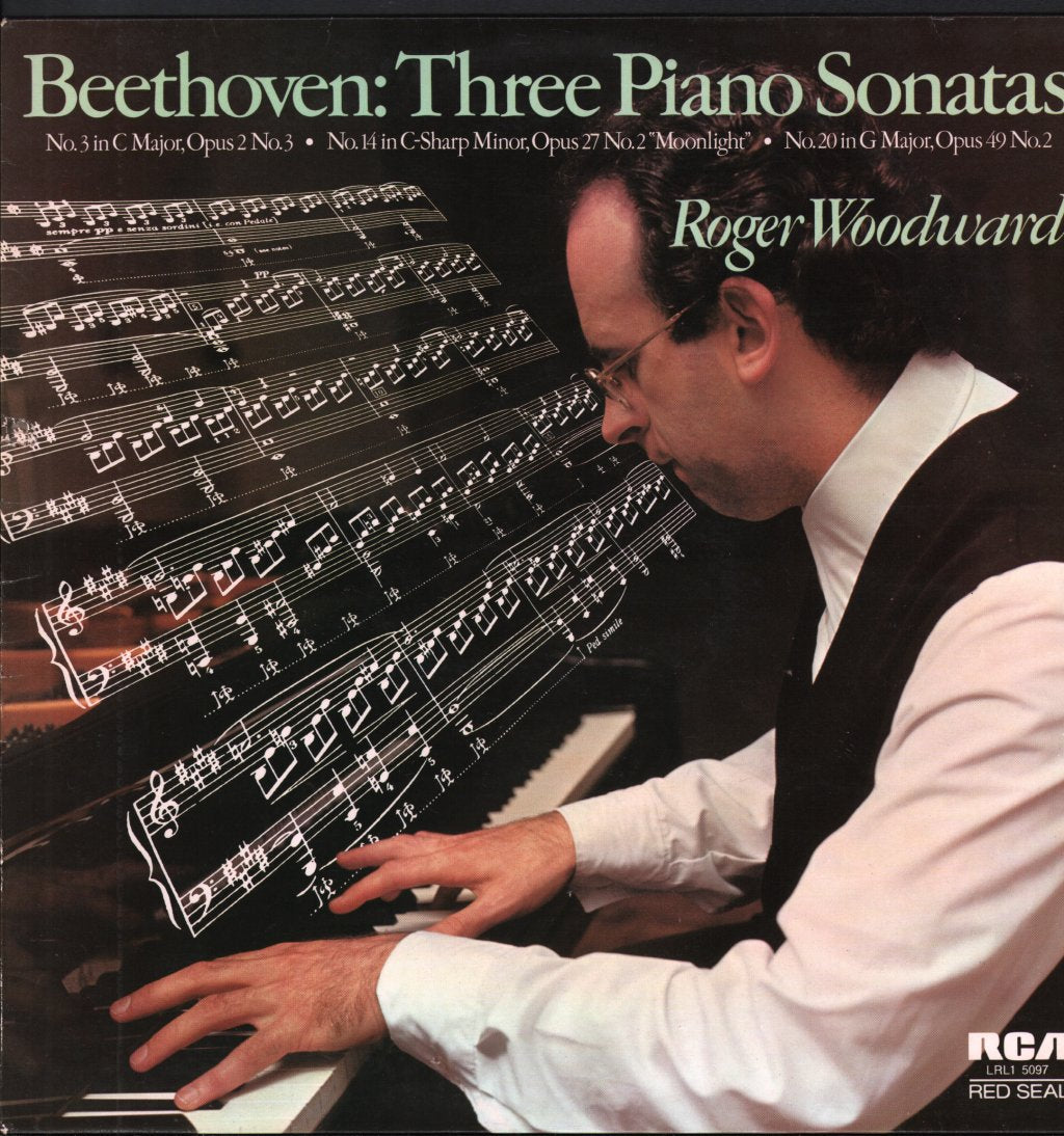 Roger Woodward - Beethoven - Three Piano Sonatas - Lp
