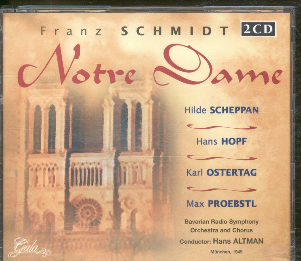 Bavarian Radio Symphony Orchestra / Hanz Altman - Franz Schmidt - Notre Dame - Double Cd