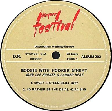 John Lee Hooker & Canned Heat - Boogie With Hooker N' Heat - Double Lp
