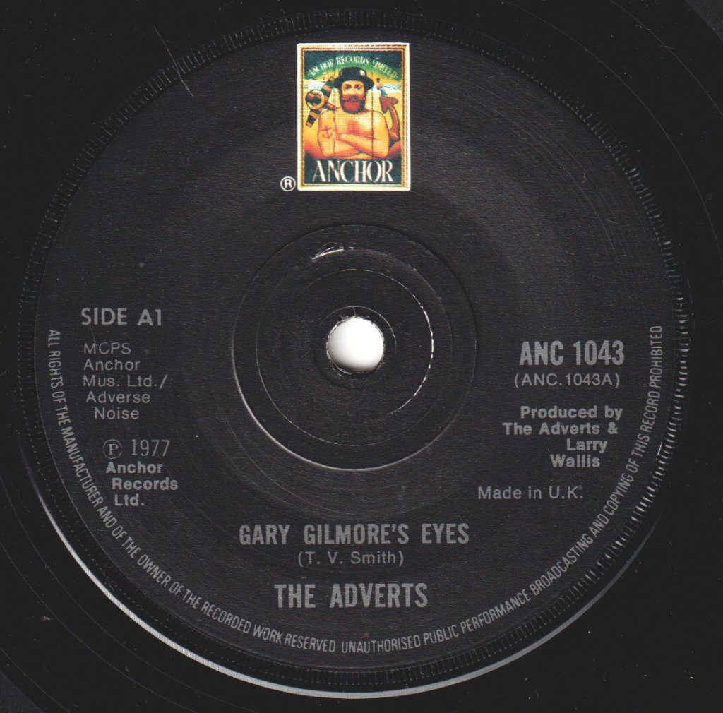 Adverts - Gary Gilmore's Eyes - 7 Inch
