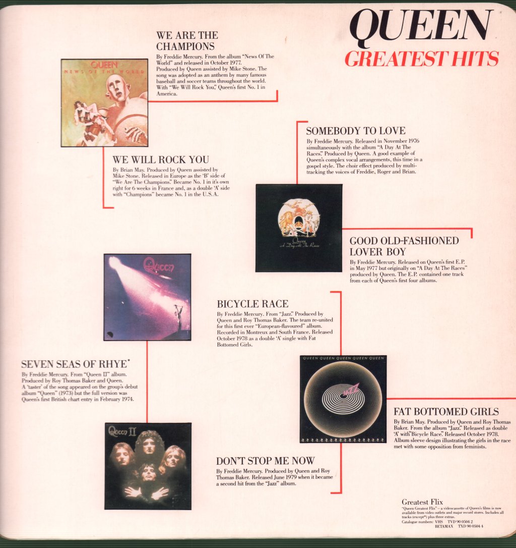 Queen - Greatest Hits - Lp