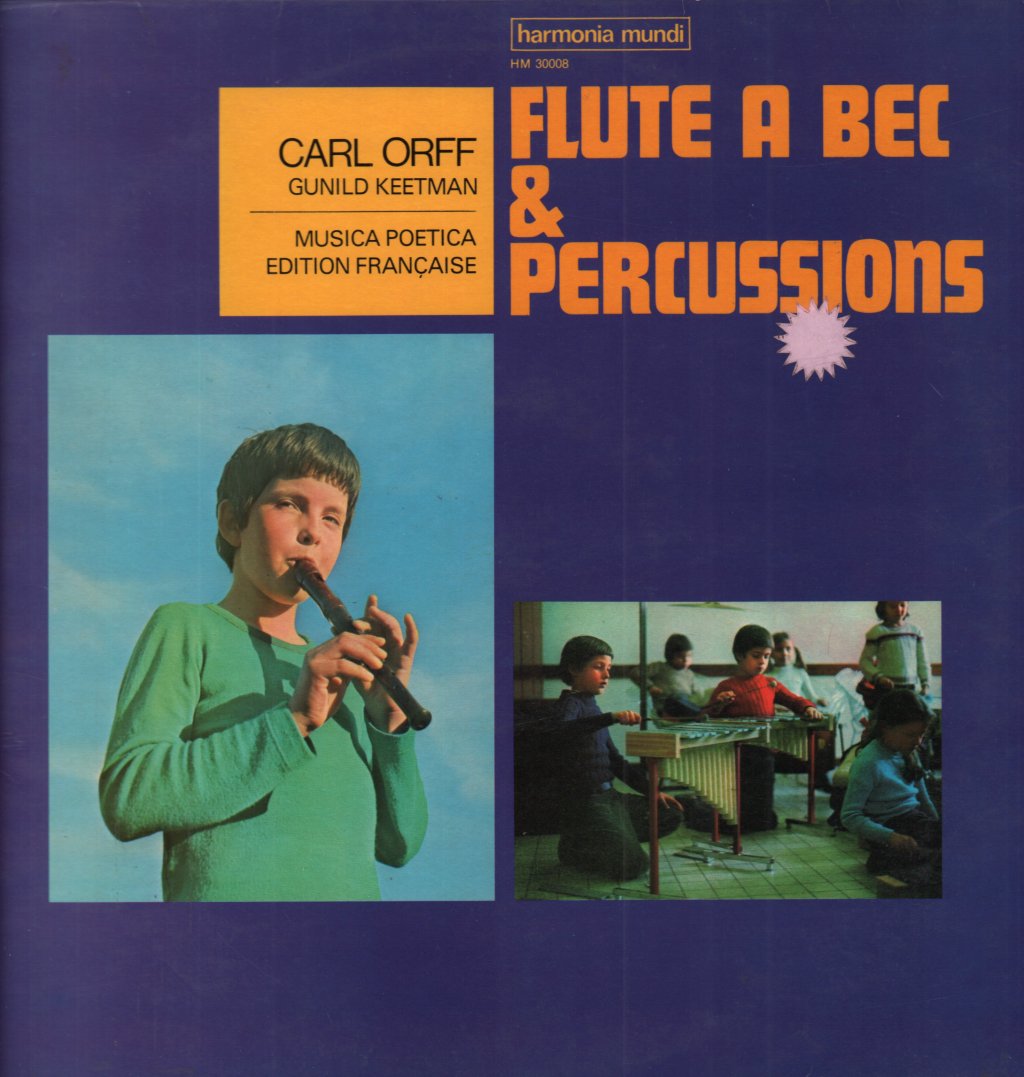 Carl Orff Gunild Keetman - Flute a Bec & Percussions - Lp