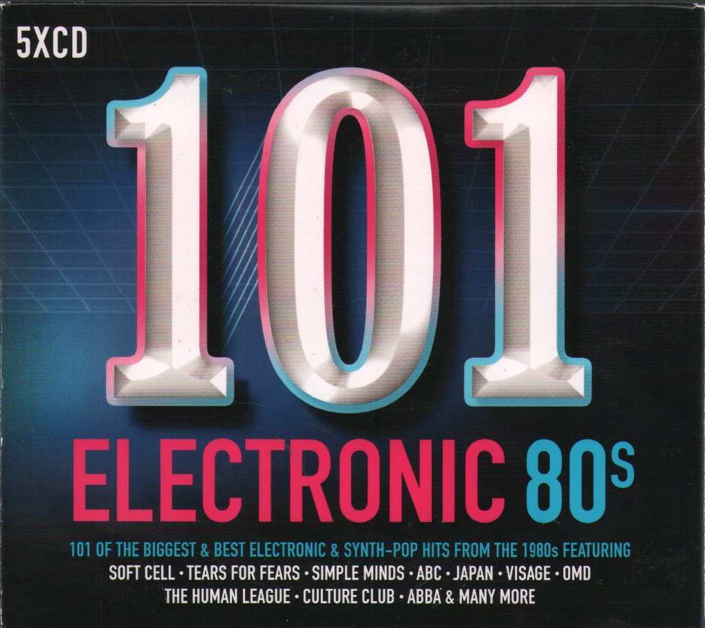 Various Artists - 101 Electronic 80s (101 Of The Biggest & Best Electronic & Synth-Pop Hits From The 1980s) - Cd Set