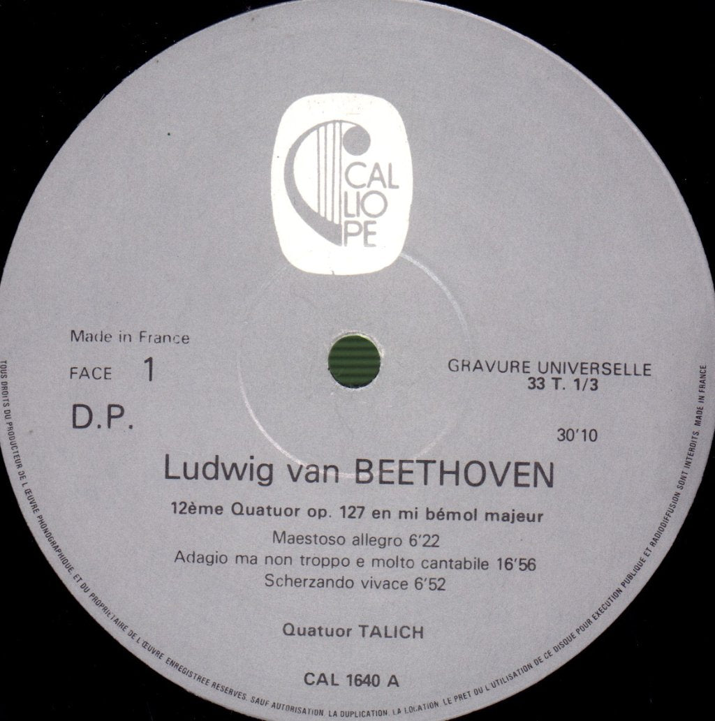 Quatuor Talich - Beethoven Integrale Des Quatuors 10 - Lp