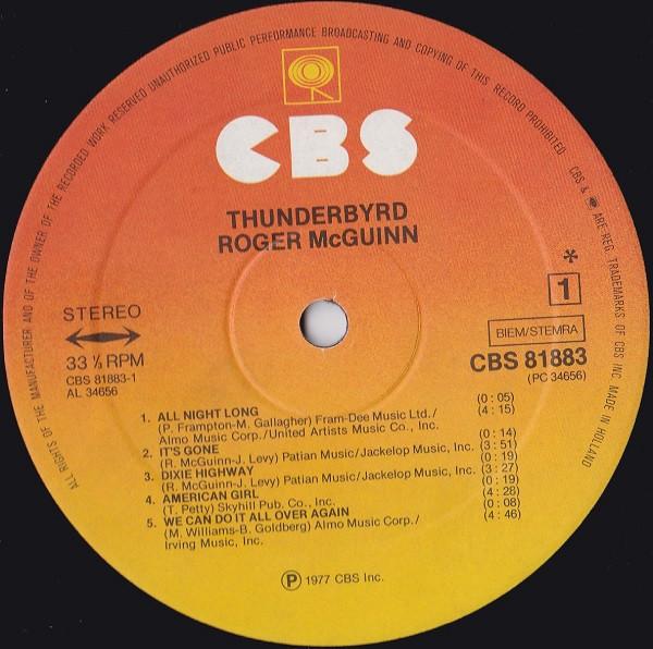 Roger Mcguinn - Thunderbyrd - Lp