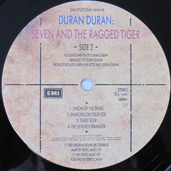 Duran Duran - Seven And The Ragged Tiger - Lp