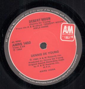 Dennis De Young - Desert Moon - 7 Inch