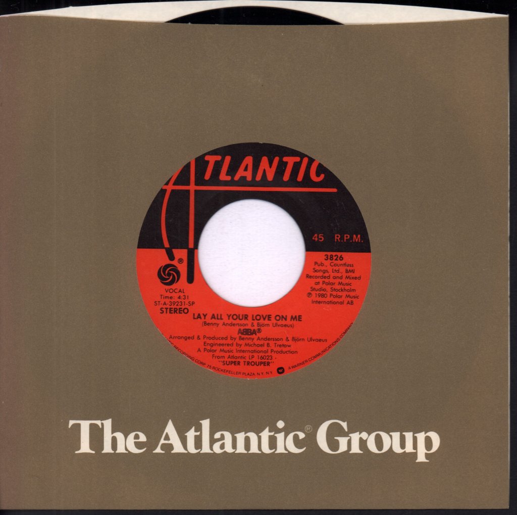 ABBA - Lay All Your Love On Me - 7 Inch