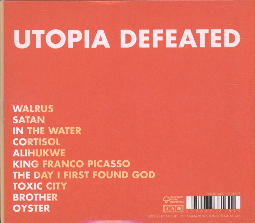 D.D Dumbo - Utopia Defeated - Cd