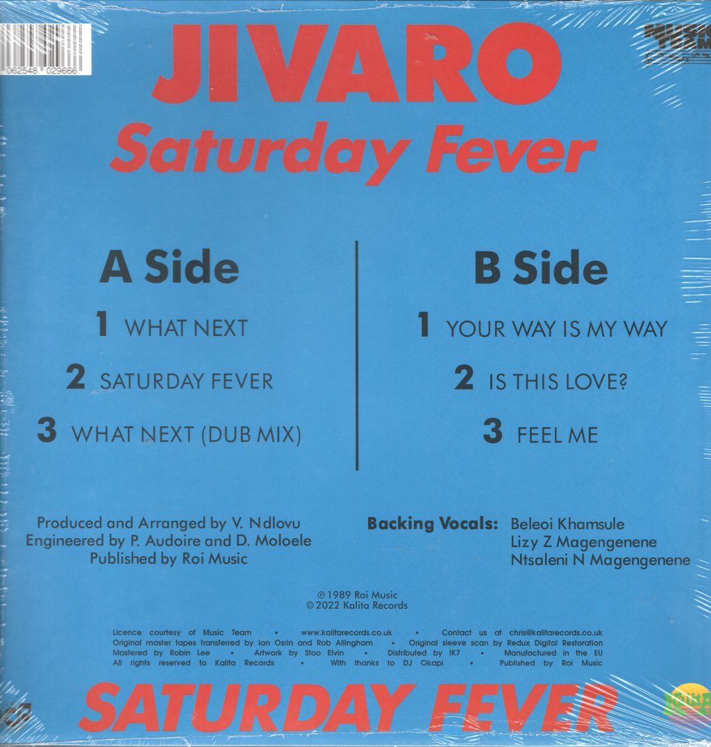 Jivaro - Saturday Fever - Lp