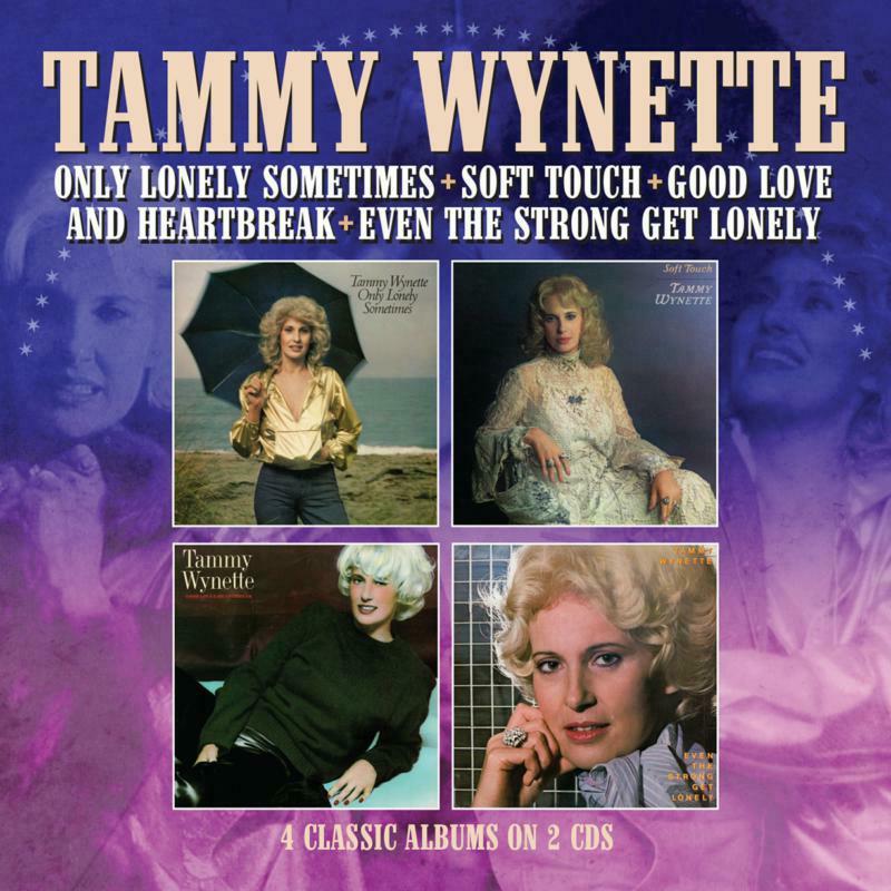 Tammy Wynette - Only Lonely Sometimes / Soft Touch / Good Love and Heartbreak / Even the Strong Get Lonely (2cd) - Double Cd