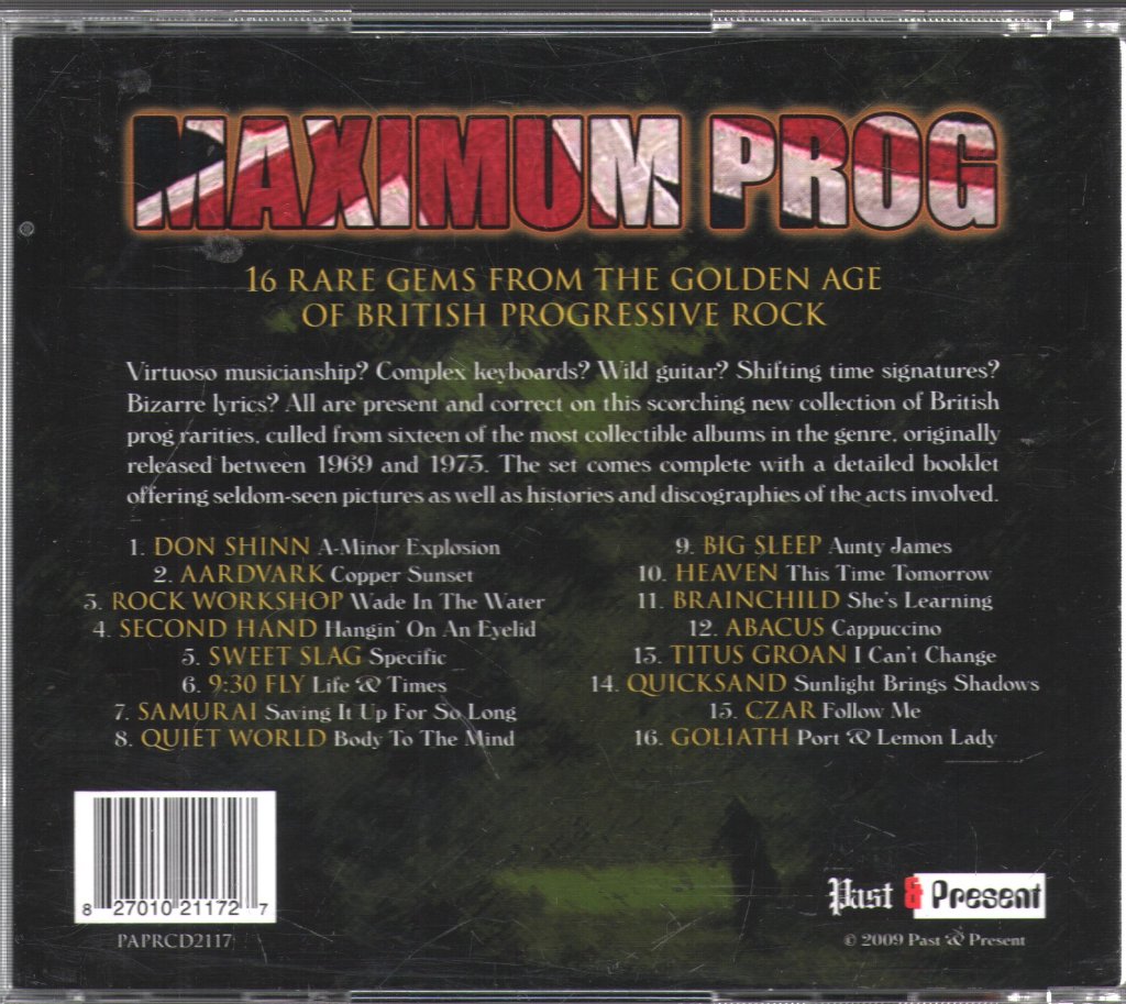 Various Artists - Maximum Prog - Cd