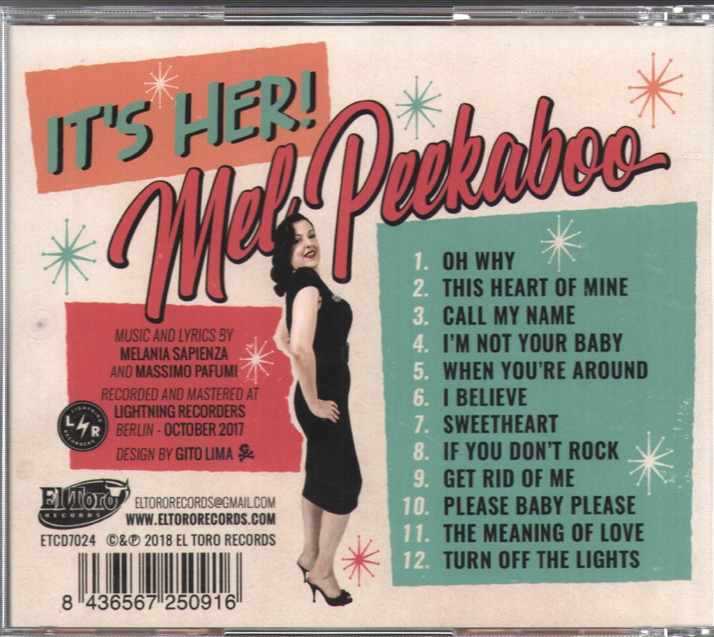 Mel Peekaboo - It's Her! - Cd