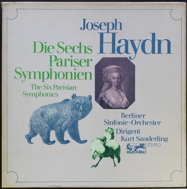 Kurt Sanderling - haydn Die Sechs Pariser Symphonien - Triple Lp