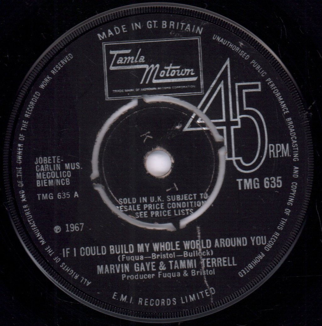 Marvin Gaye And Tammi Terrell - If I Could Build My Whole World Around You - 7 Inch