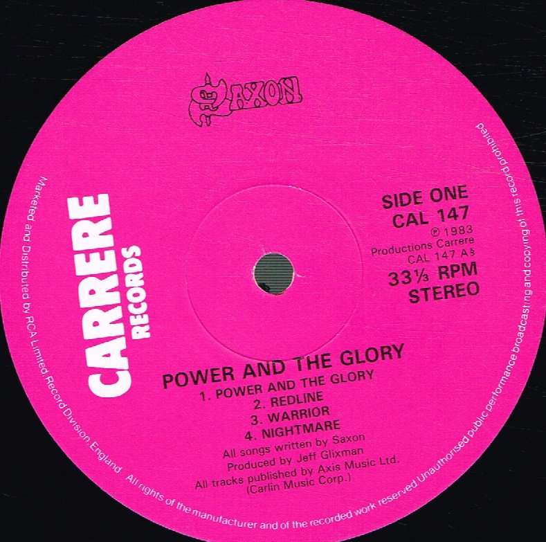 Saxon - Power & The Glory - Lp