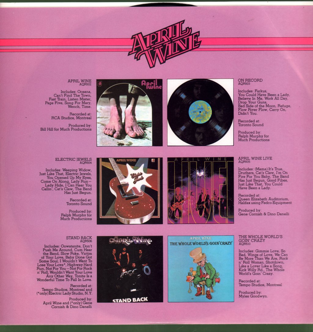 April Wine - Best Of April Wine Rock Ballads - Lp