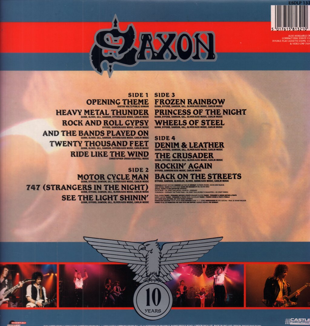 Saxon - Greatest Hits Live - Double Lp