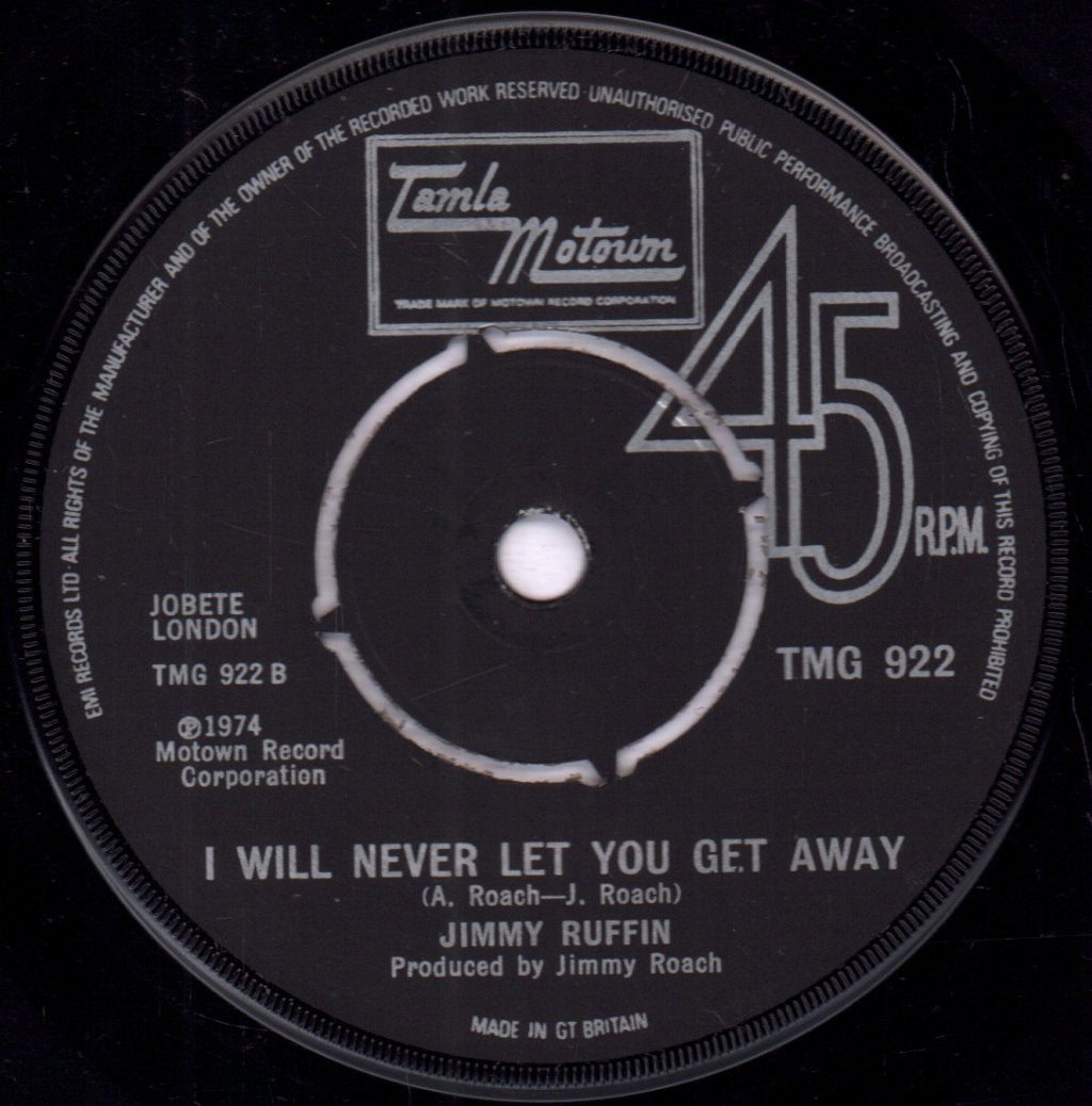 Jimmy Ruffin - Farewell Is A Lonely Sound - 7 Inch