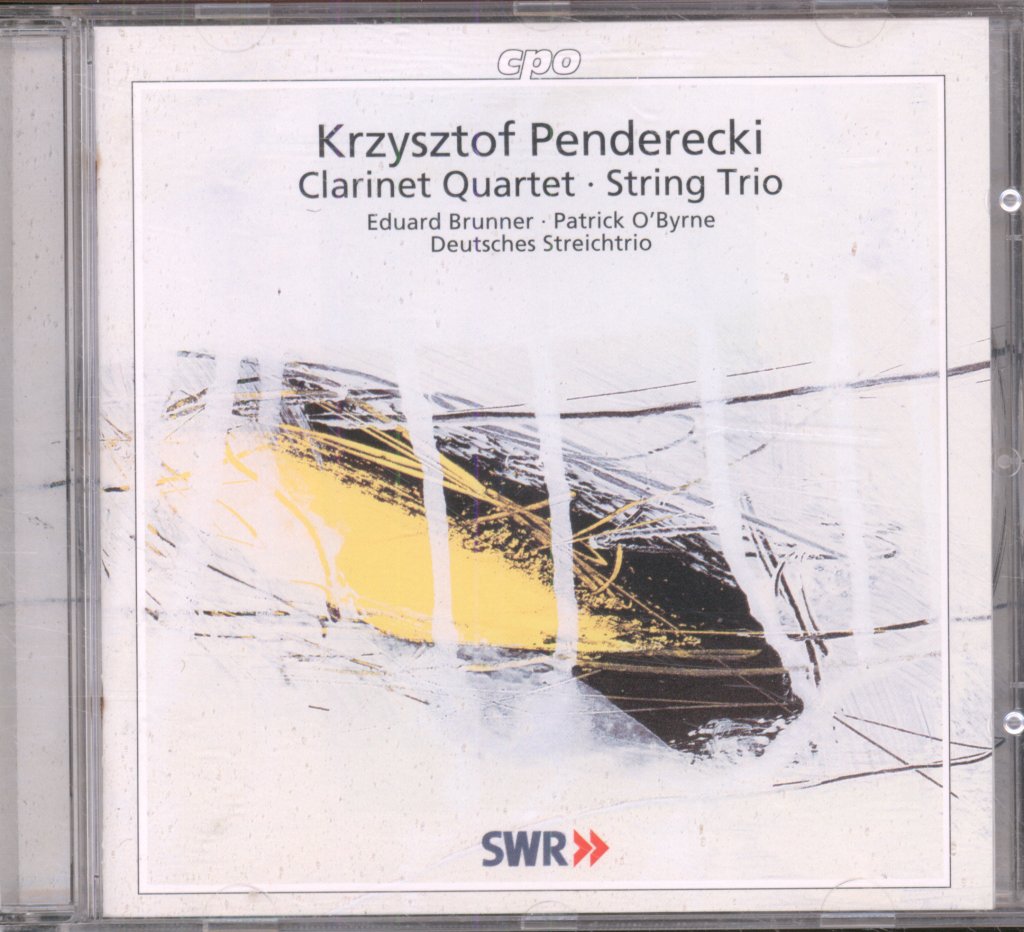Krzysztof Penderecki - Krzysztof Penderecki - Clarinet Quartet / String Trio - Cd