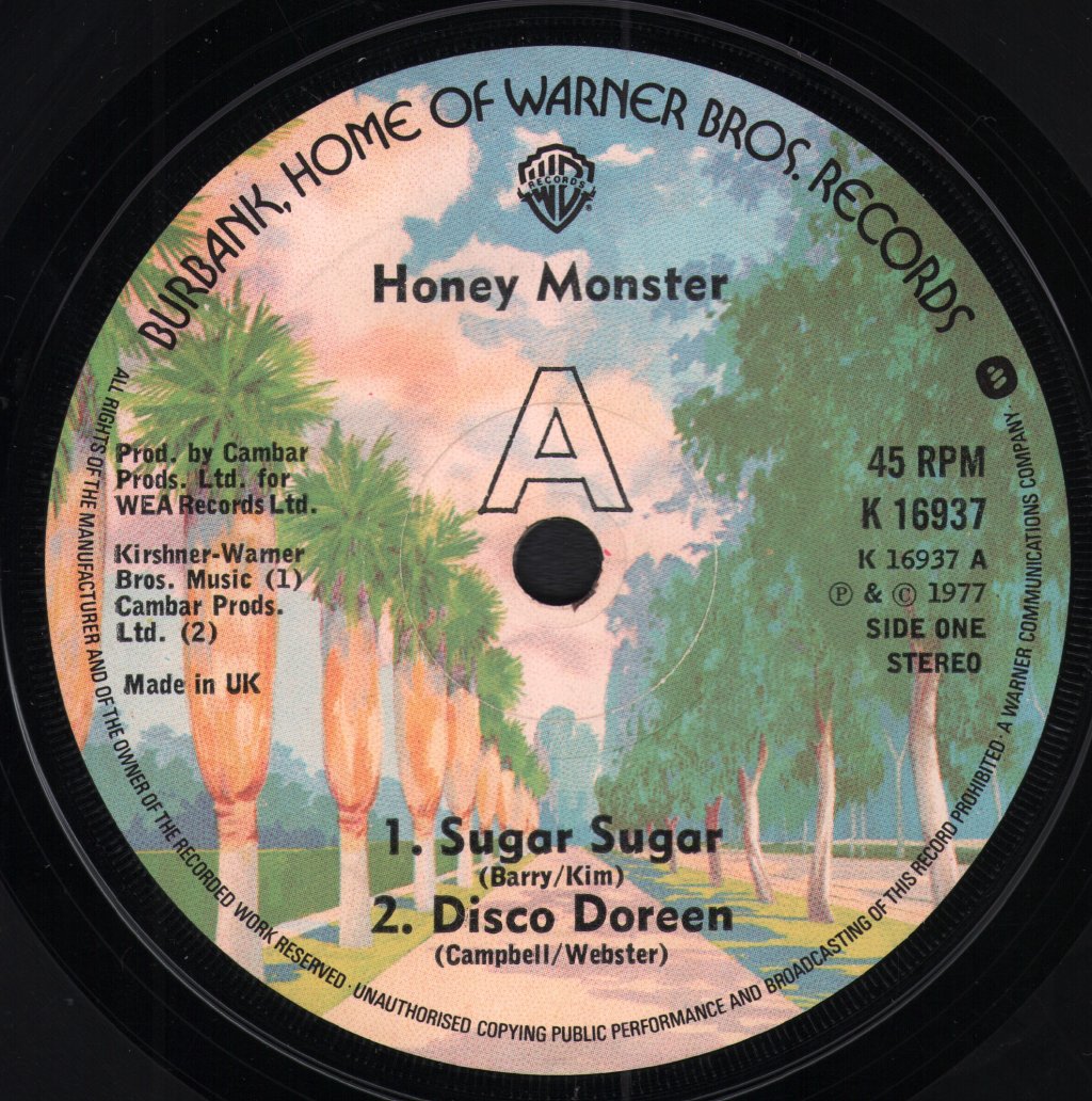 Honey Monster - Sugar Sugar - 7 Inch