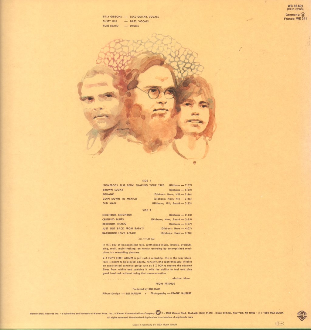 ZZ Top - First Album - Lp