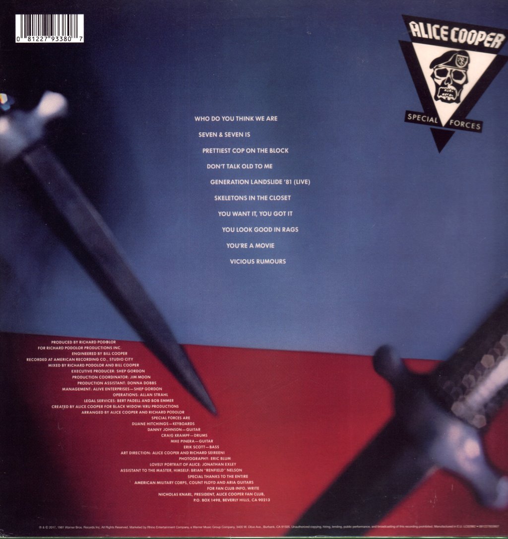Alice Cooper - Special Forces - Lp