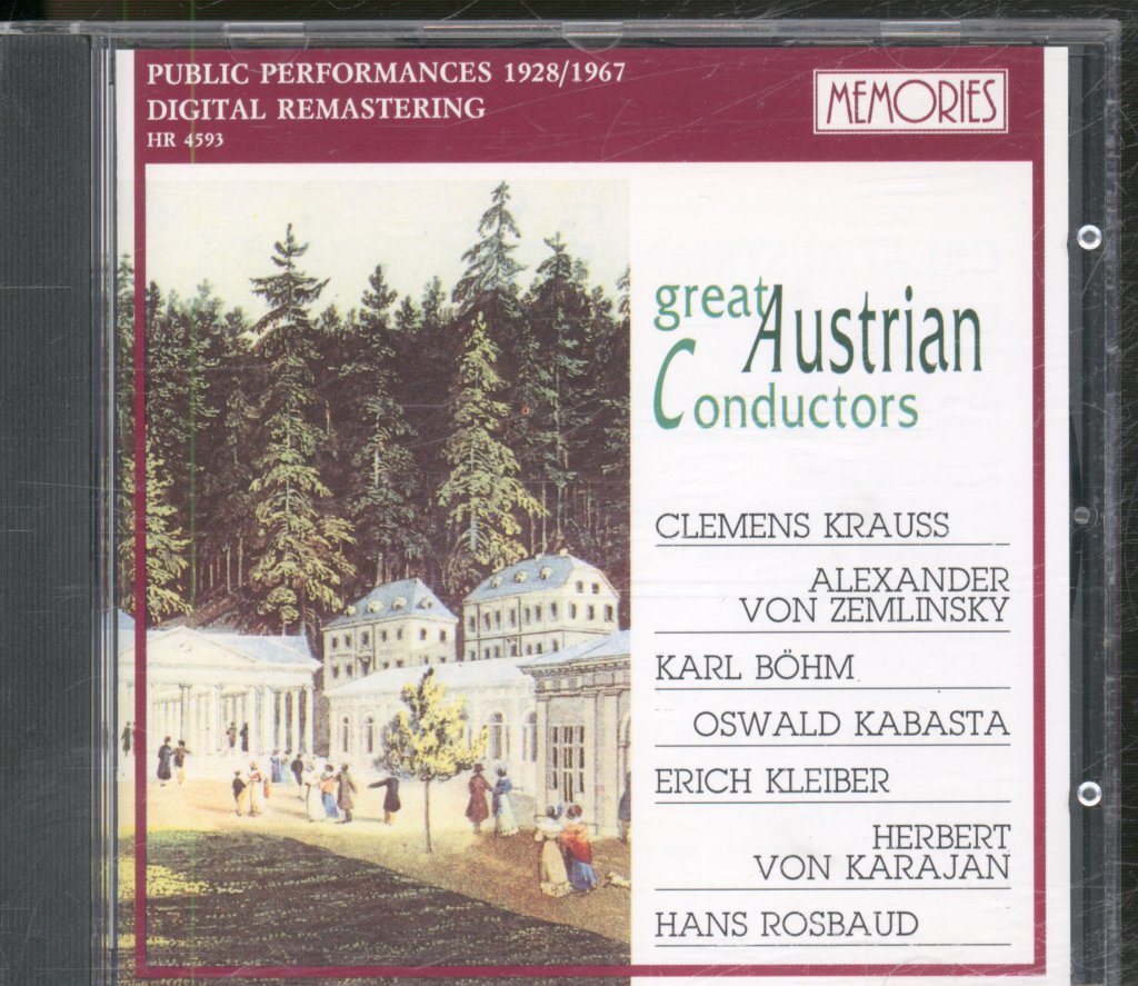 Various Artists - Great Austrian Conductors - Cd