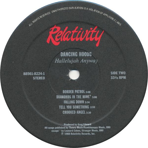 Dancing Hoods - Hallelujah Anyway - Lp