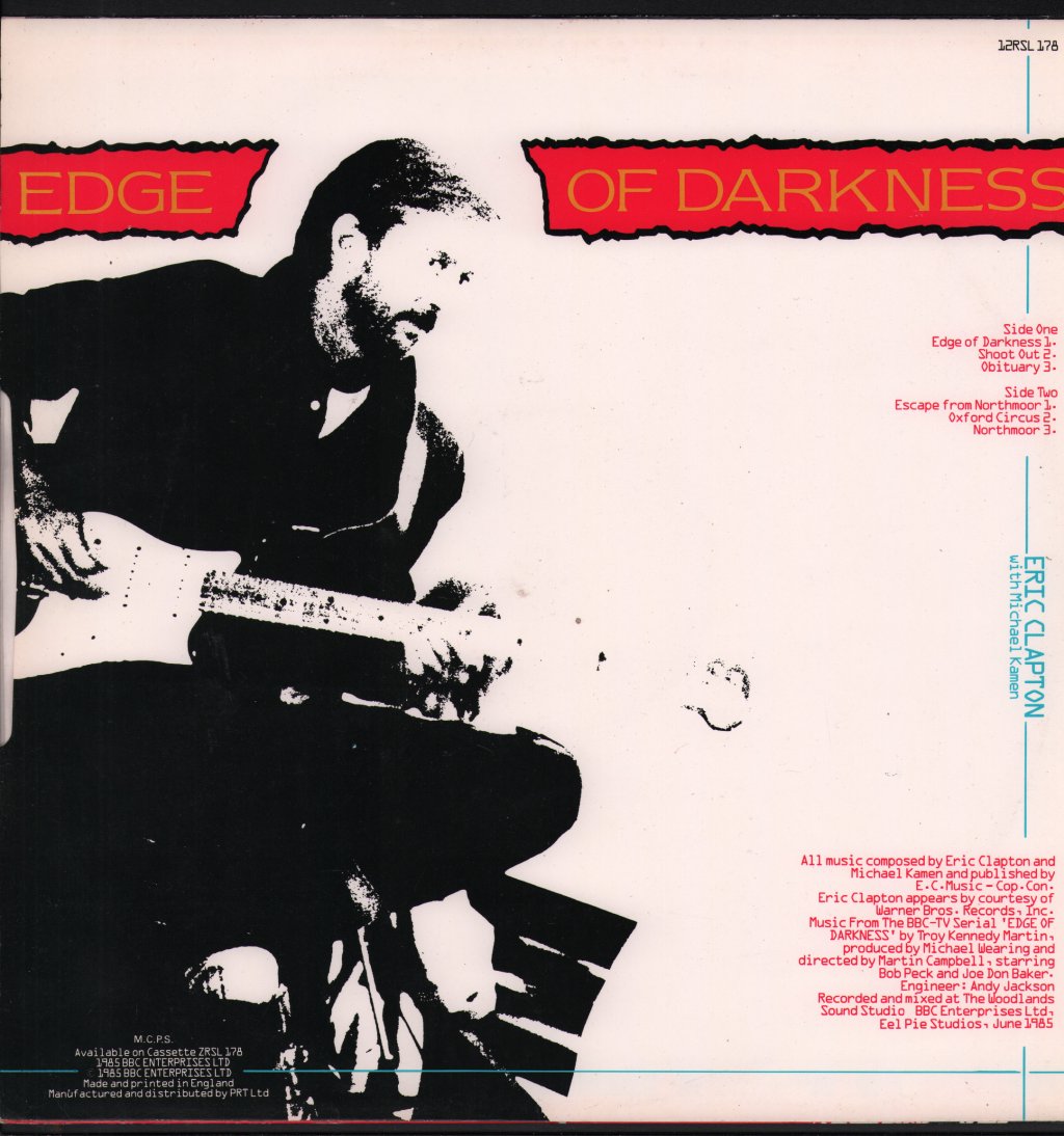 Eric Clapton - Edge Of Darkness - 12 Inch