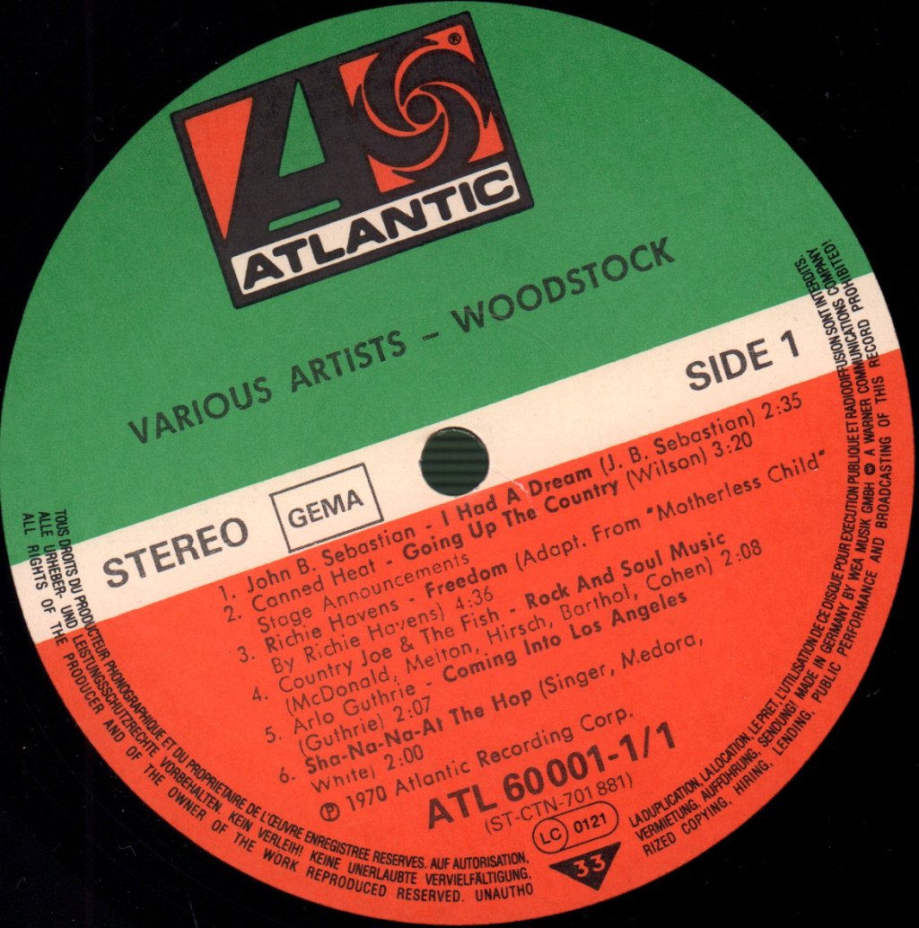 Various Artists - Woodstock - Music From The Original Soundtrack And More - Triple Lp