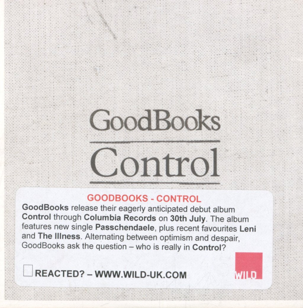 Goodbooks - Control - Cd