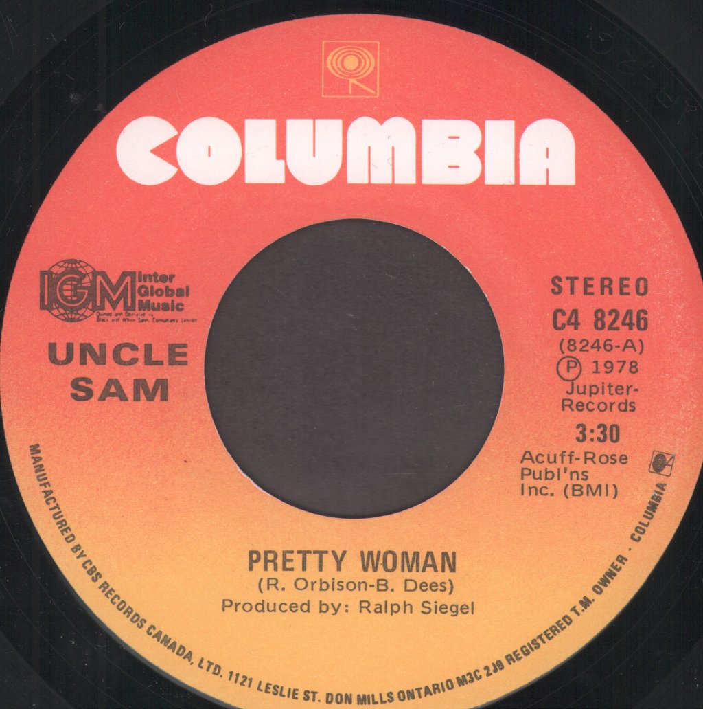Uncle Sam (70'S Group) - Pretty Woman / Do It For Love - 7 Inch