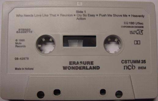 Erasure - Wonderland - Cassette