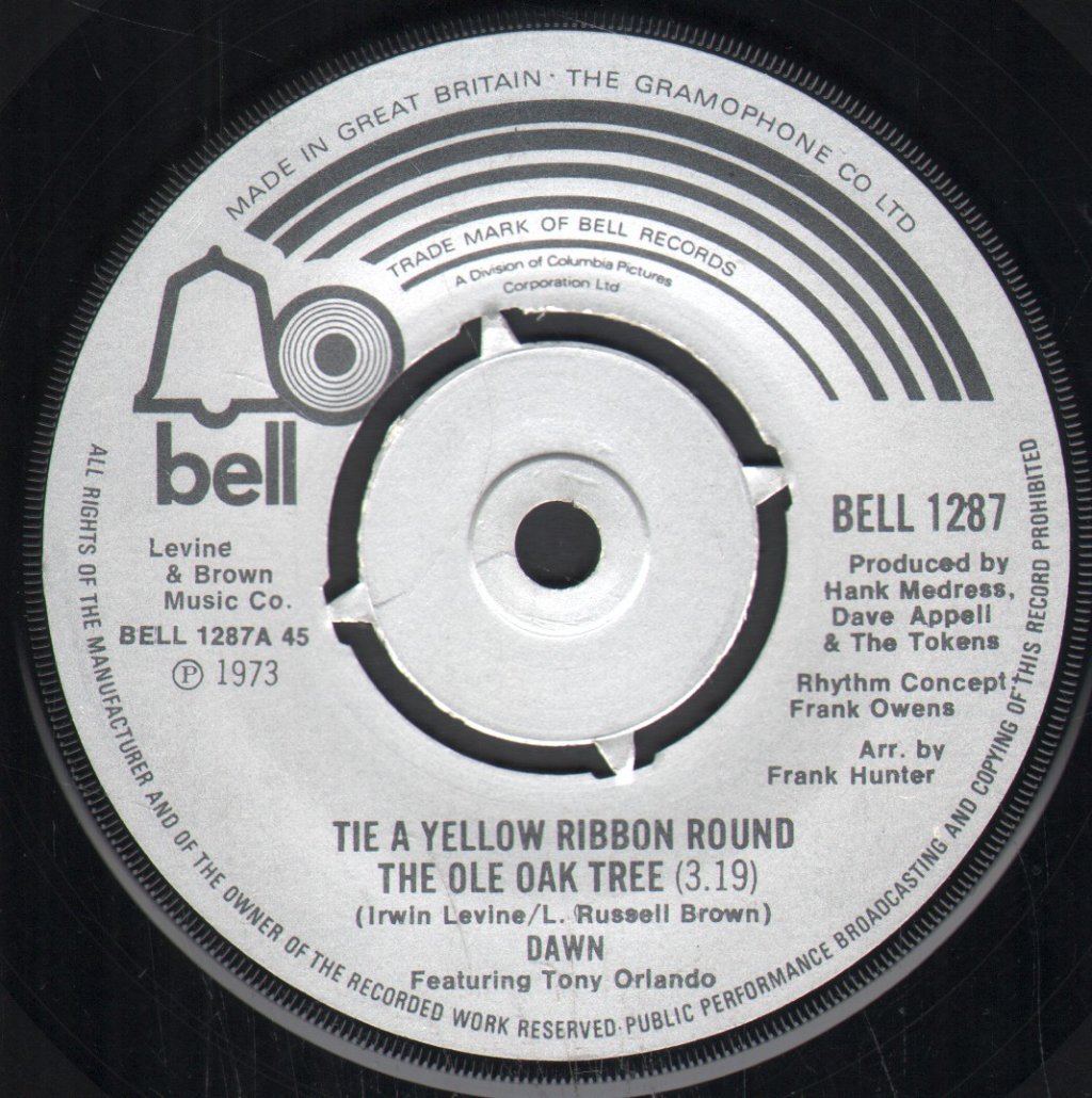 Dawn (70'S Artist) - Tie A Yellow Ribbon Round The Ole Oak Tree - 7 Inch