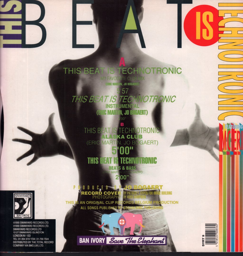 Technotronic - This Beat Is Technotronic - 12 Inch