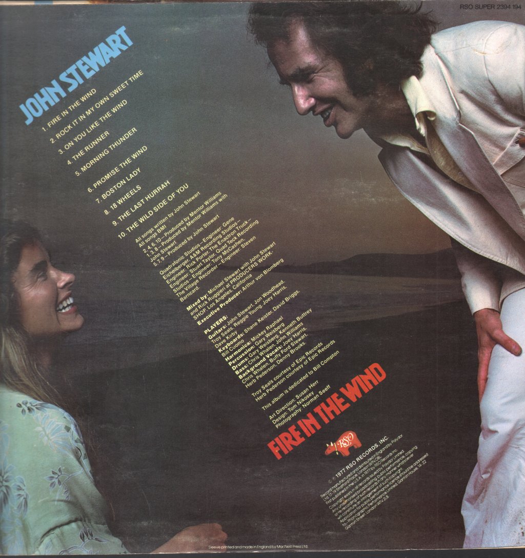 John Stewart - Fire In The Wind - Lp