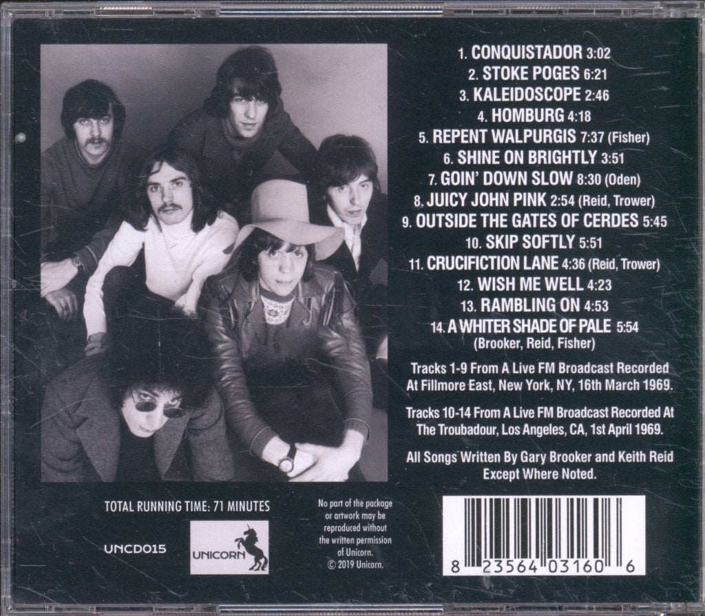 Procol Harum - Easter Island - New York Broadcasts 1969 - Cd