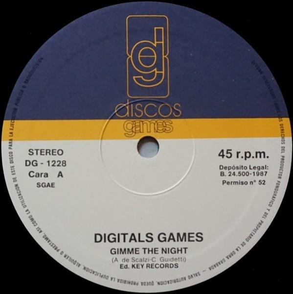 Digital Games - Gimme The Night - 12 Inch