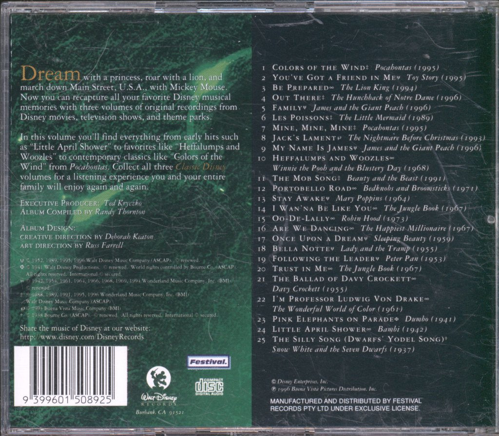 Various Artists - Classic Disney Volume III - Cd