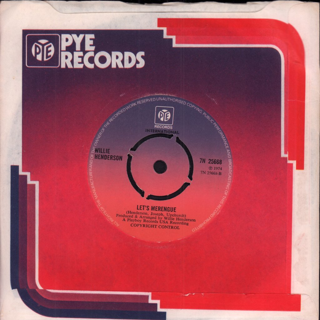 Willie Henderson - Gangster Boogie Bump - 7 Inch