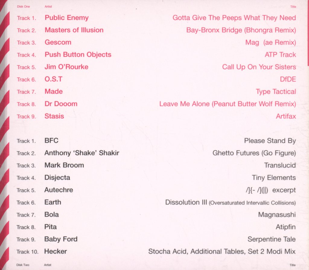 Various Artists - Autechre Curated All Tomorrow's Parties 3.0 - Cd Set