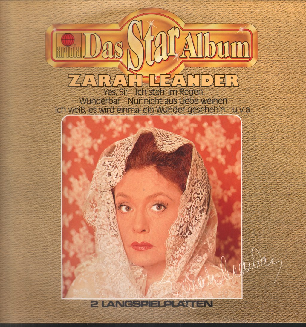 Zarah Leander - Das Star Album - Double Lp