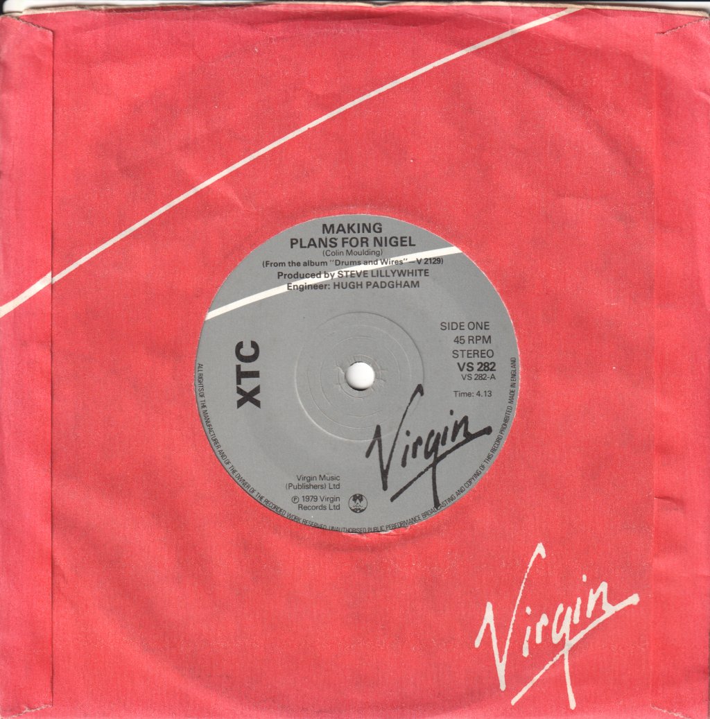 XTC - Making Plans For Nigel - 7 Inch