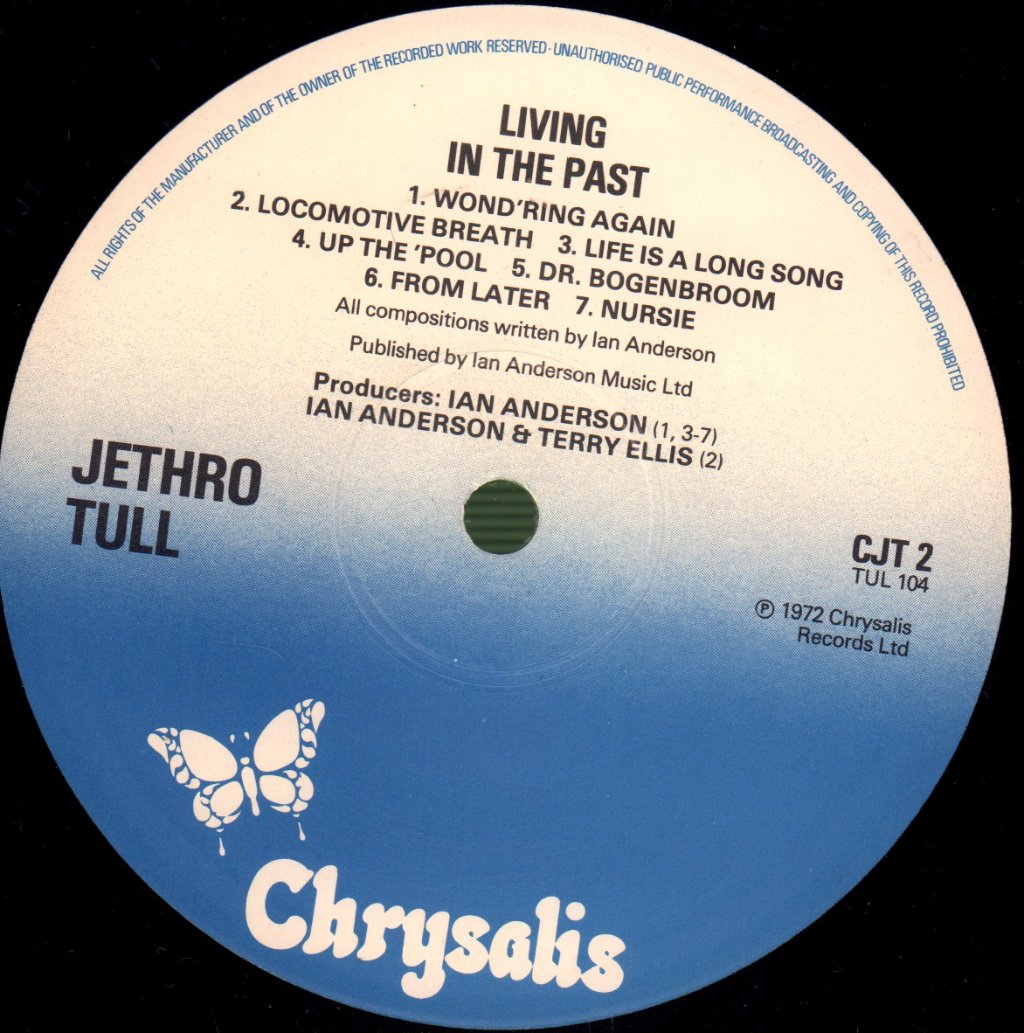 Jethro Tull - Living In The Past - Double Lp