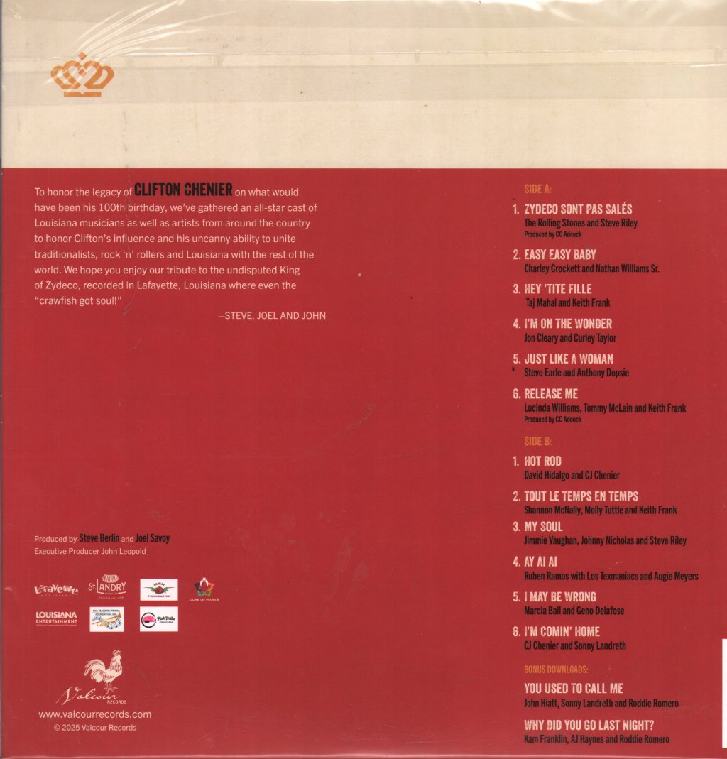 Various Artists - A Tribute To The King Of Zydeco - Lp