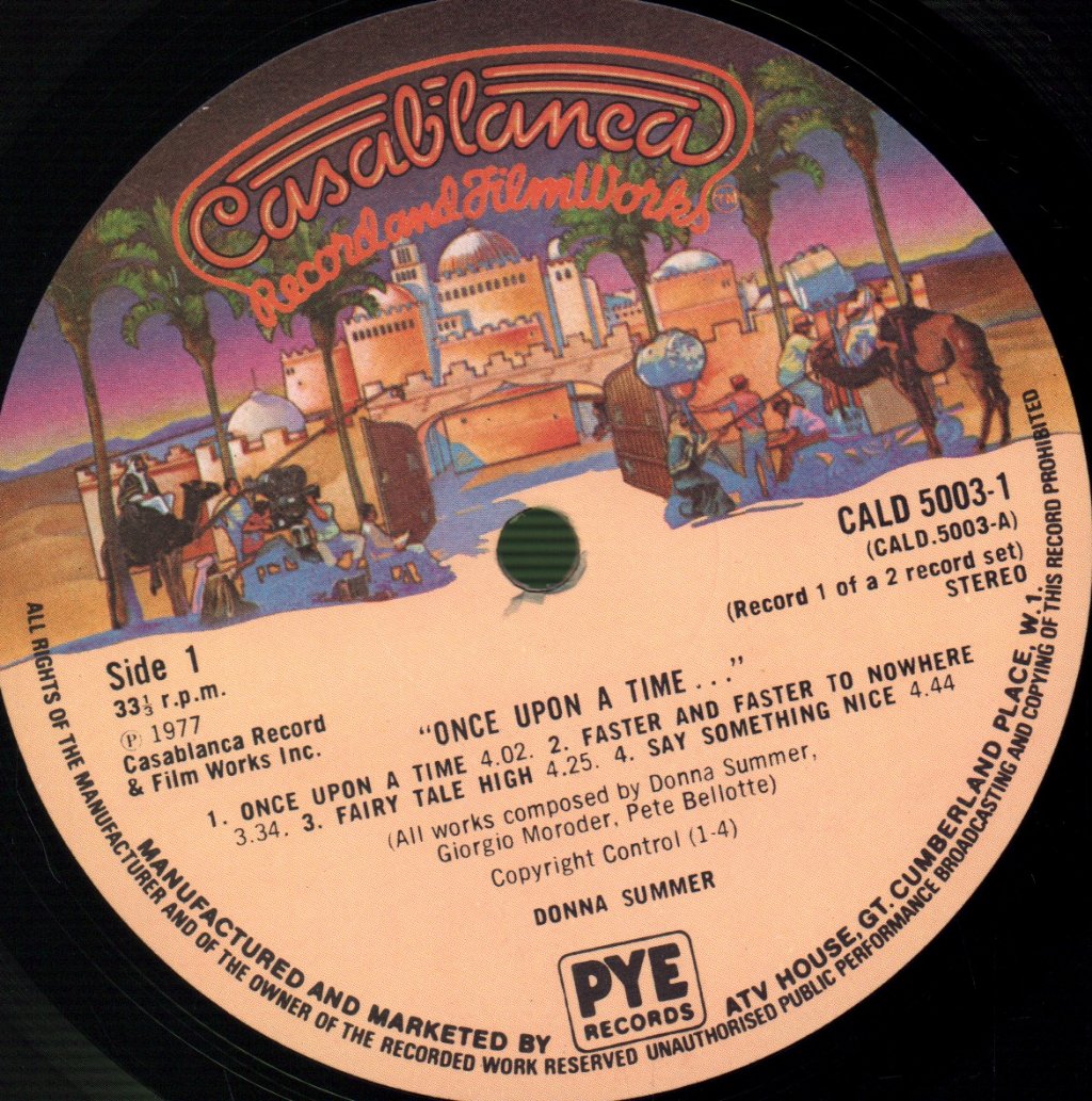 Donna Summer - Once Upon A Time - Double Lp