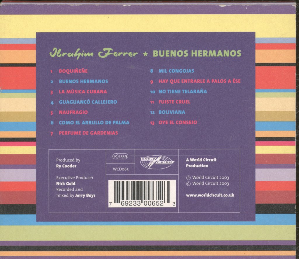 Ibrahim Ferrer - Buenos Hermanos - Cd