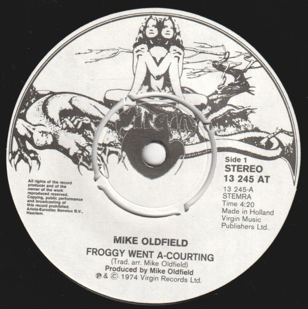 Mike Oldfield - Froggy Went A-Courting - 7 Inch