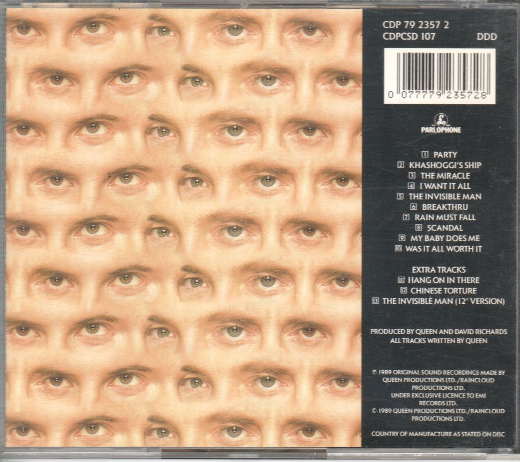 Queen - Miracle - Cd